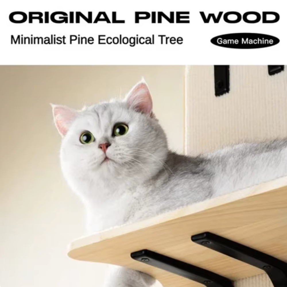 PurrPeak 4-Levels Versatile Cat Climber Shelves
